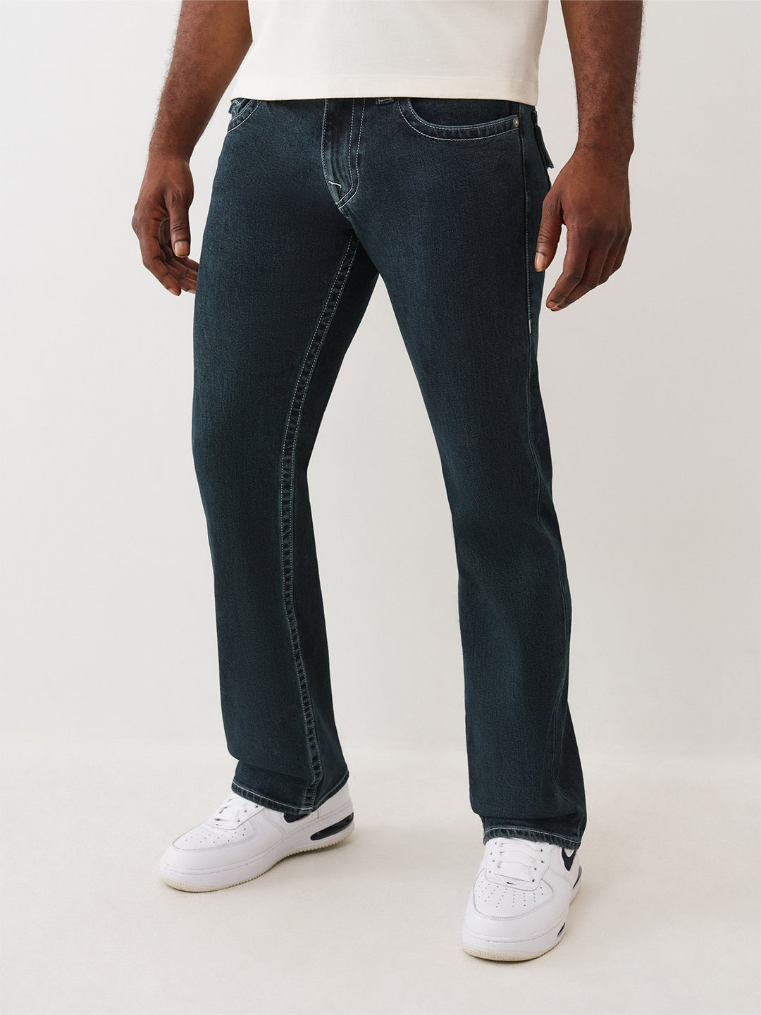 True Religion Men SN Billy Bootcut Fit Dark Wash Jeans
