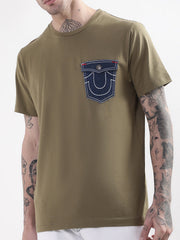 True Religion Olive Regular Fit Tshirt