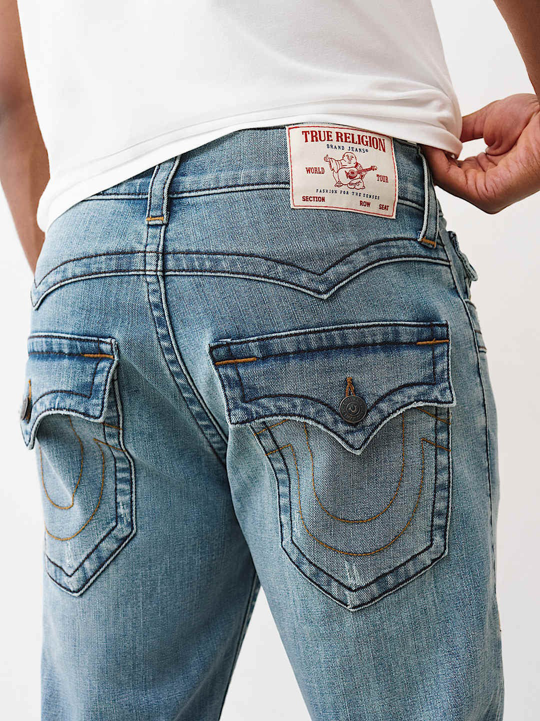 Men sn ricky straight fit medium wash jeans
