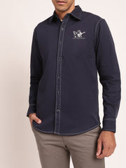 True Religion Navy Regular Fit Shirt