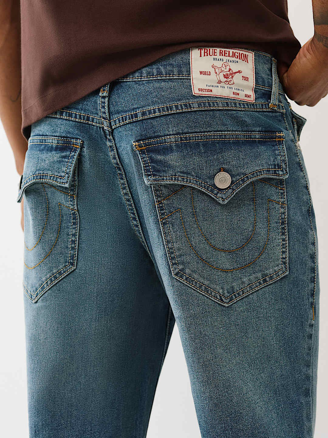 Men sn billy bootcut fit medium wash jeans