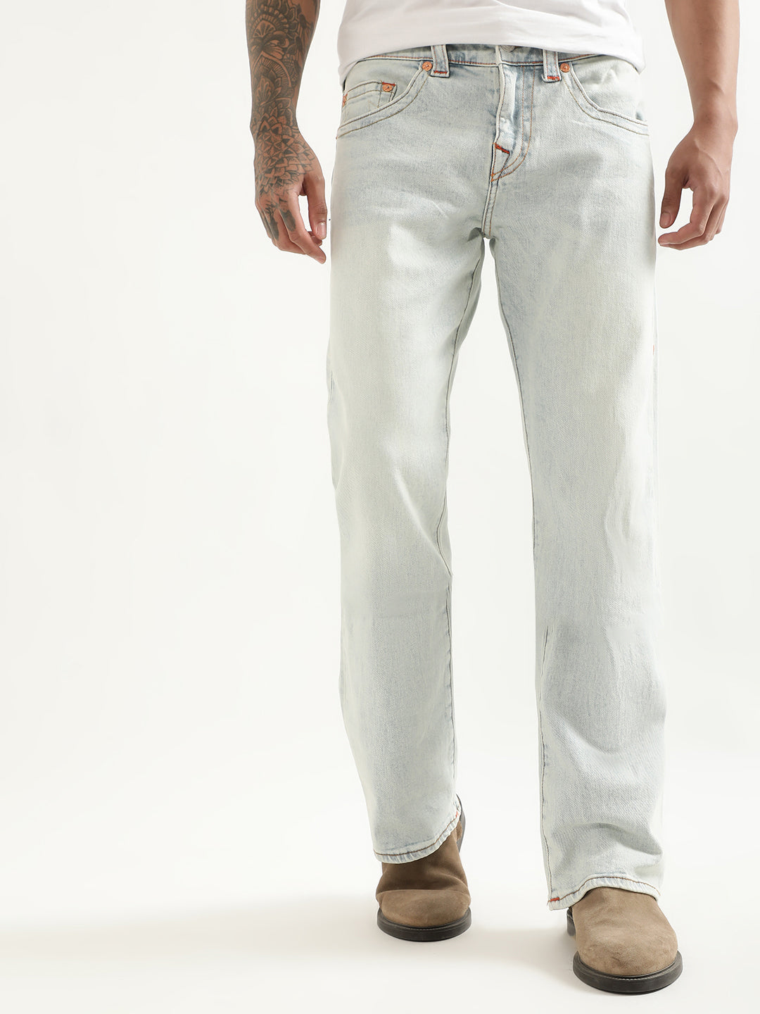 Men sn billy regular fit light wash jeans