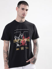 True Religion Black Graphic Logo Regular Fit Tshirt