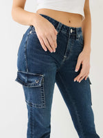 True Religion Women Blue Solid Slim Fit Mid-Rise Jeans