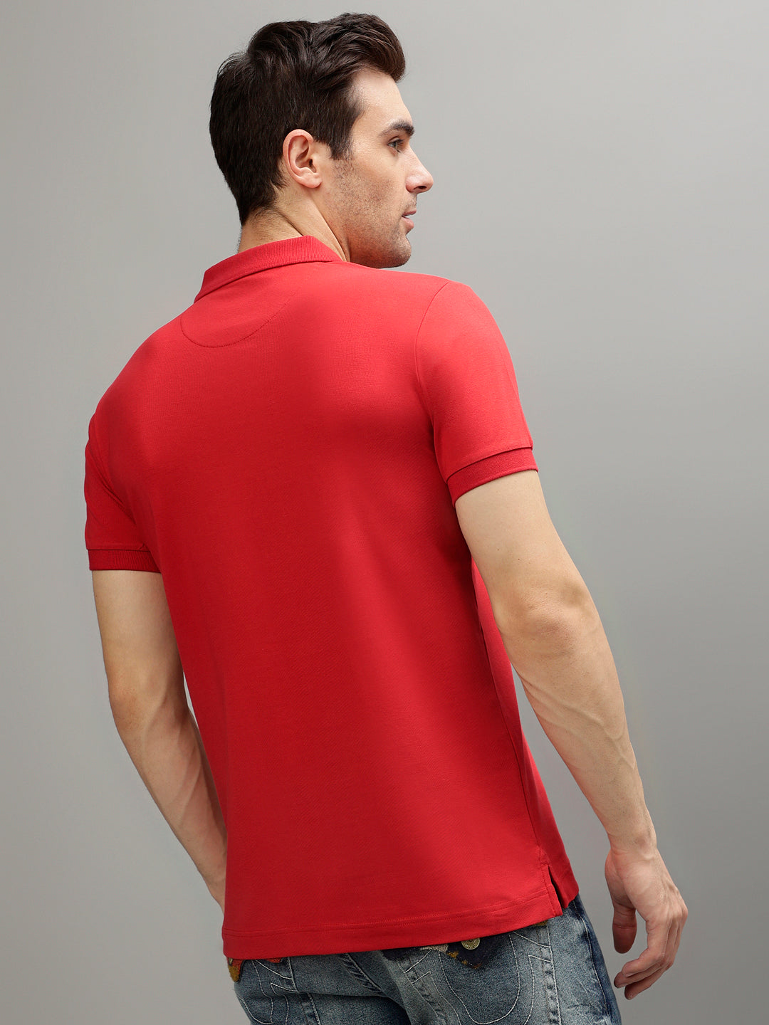 Red fashion regular fit tshirt