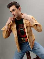 True Religion Brown Fashion Tie - Dye Regular fit Shirt