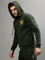 True Religion Men Solid Hooded Full Sleeves Sweatshirt