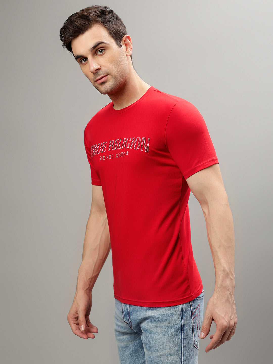 Red fashion regular fit tshirt