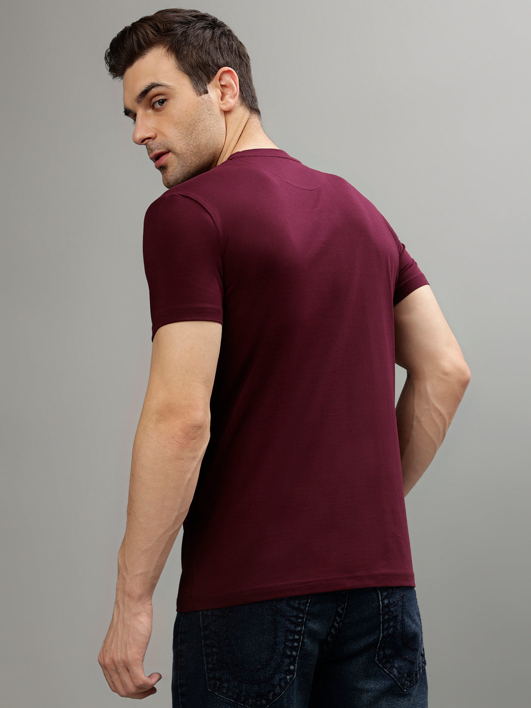 Wine fashion regular fit tshirt