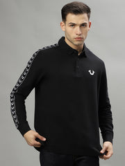 True Religion Black Fashion Regular Fit Polo Tshirt
