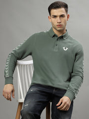 True Religion Green Fashion Regular Fit Polo Tshirt
