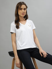 True Religion White Fashion Regular Fit Tshirt