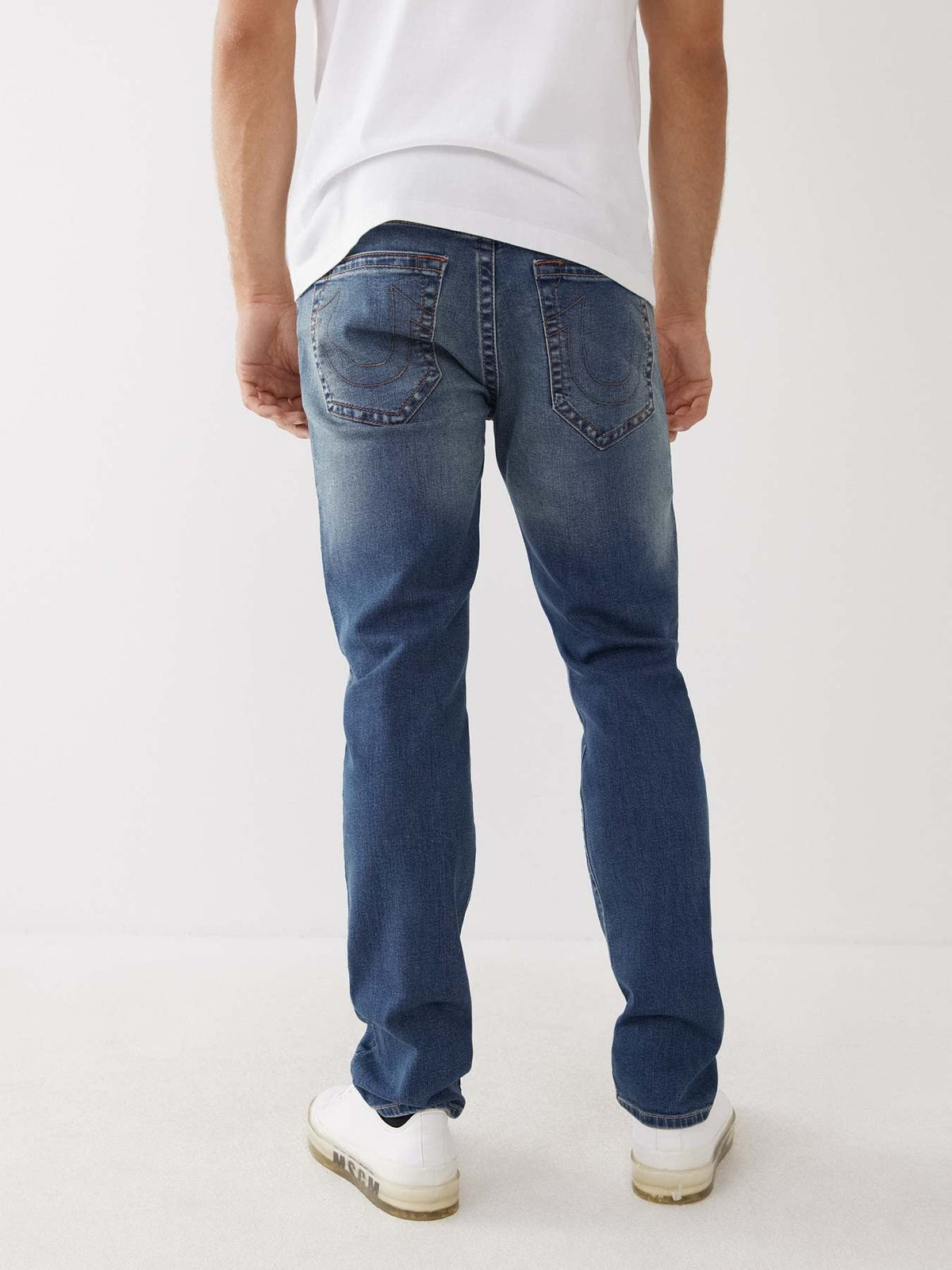 True Religion Men SN Rocco Slim Fit Medium Wash Jeans
