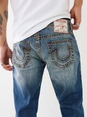 True Religion Men Super T Geno Skinny Fit Medium Wash Jeans