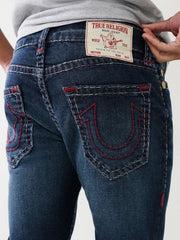 True Religion Men Super T Rocco Slim Fit Medium Wash Jeans