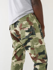 True Religion Men Multi Printed Regular Fit Mid-Rise Trouser