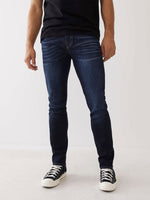 True Religion SN Rocco Slim Fit Blue Mid-Rise Washed Jeans