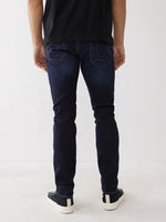 True Religion SN Rocco Slim Fit Blue Mid-Rise Washed Jeans