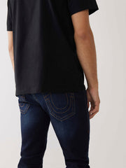 True Religion SN Rocco Slim Fit Blue Mid-Rise Washed Jeans