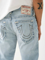 True Religion Men Super T Geno Skinny Fit Light Wash Jeans