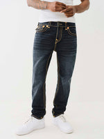 True Religion Men SUPER T Rocco Slim Fit Dark Wash Jeans