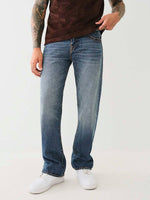 True Religion Men Big T Billy Bootcut Fit Medium Wash Jeans