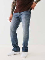 True Religion Men Big T Billy Bootcut Fit Medium Wash Jeans