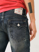 True Religion Men SN Billy Bootcut Fit Dark Wash Jeans