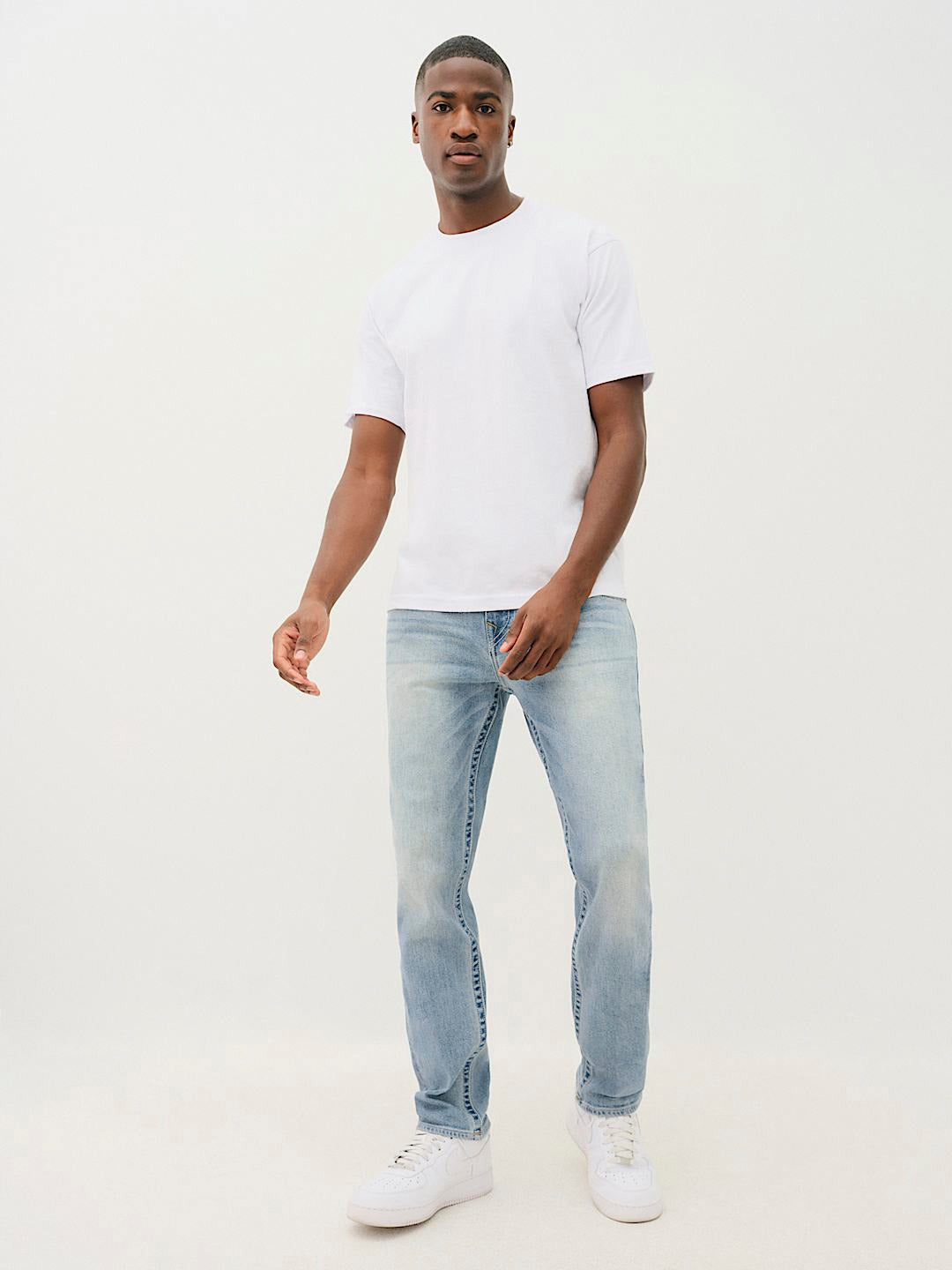 True Religion Men SN Rocco Slim Fit Medium Wash Jeans