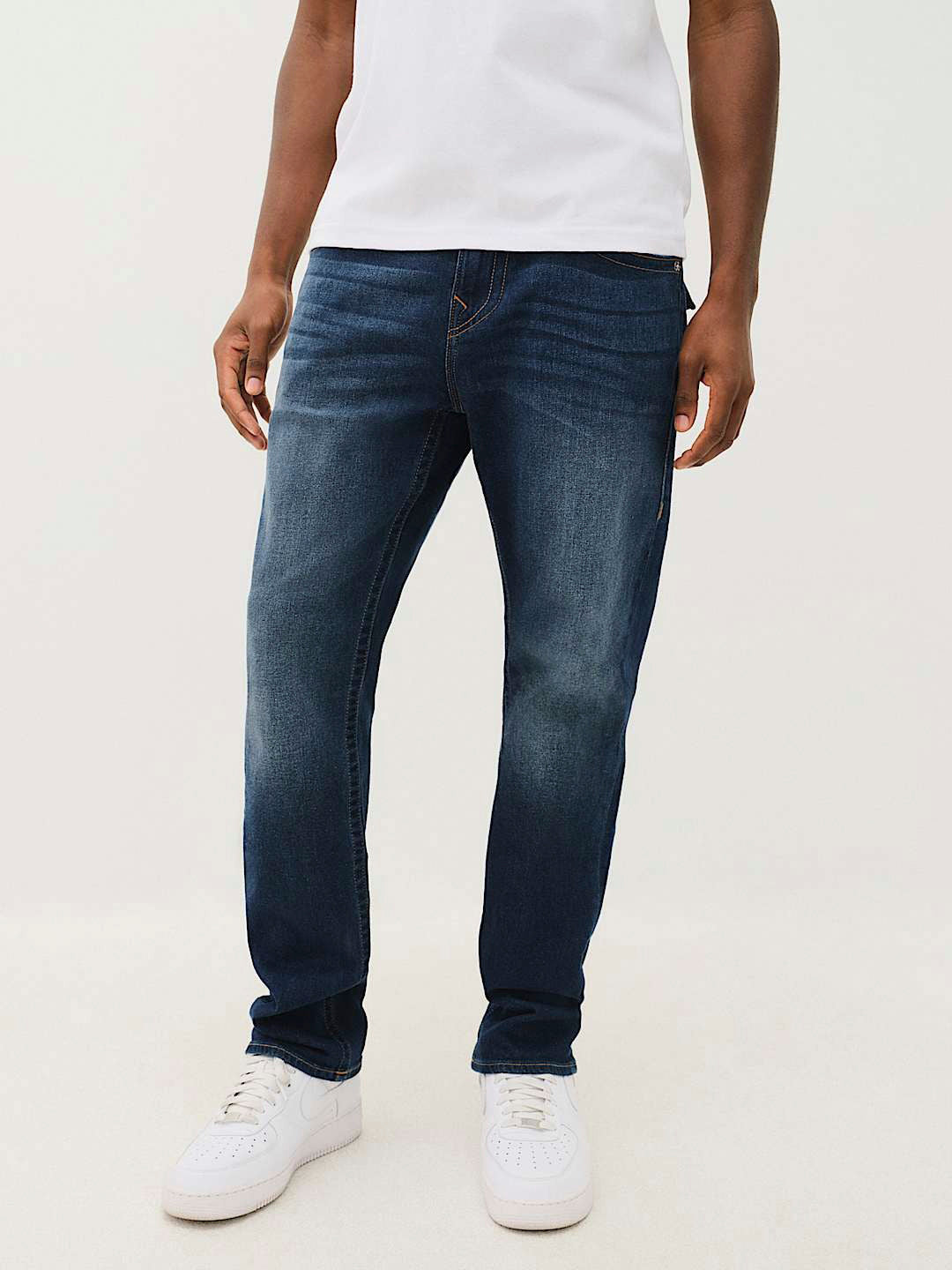 Men sn geno skinny fit dark wash jeans