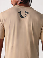 True Religion Men Printed Round Neck Short Sleeves Tshirt