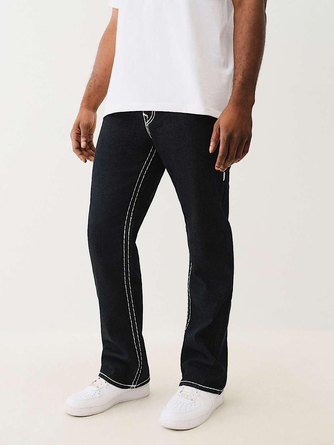 Men super t billy bootcut fit dark wash jeans