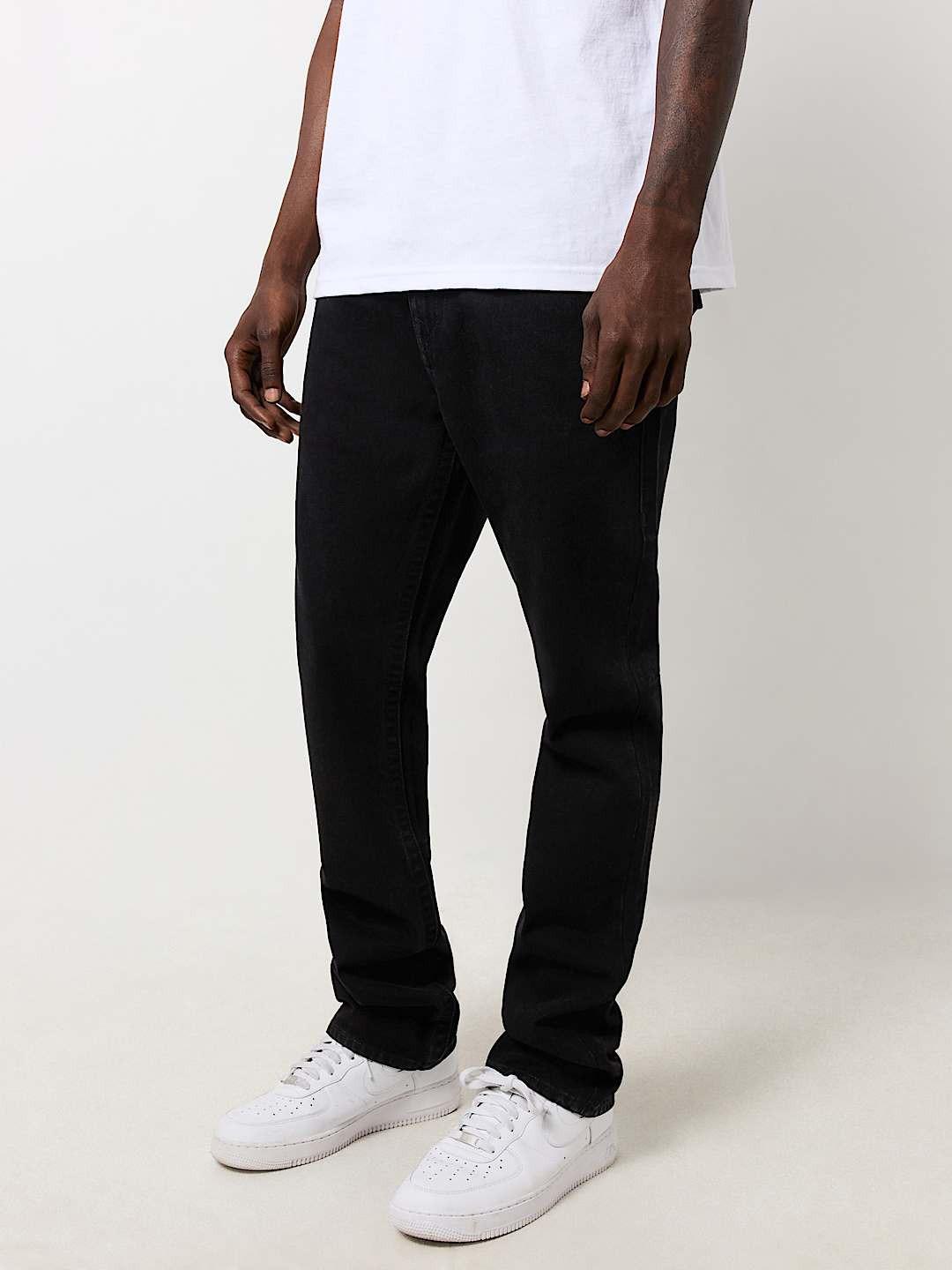 True Religion Men SN Ricky Straight Fit Pure Cotton Mid Rise Jeans