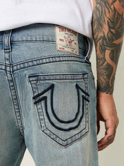 True Religion Men SN Geno Skinny Fit Light Wash Jeans