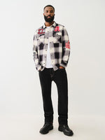 True Religion Men Pickstitch Ricky Straight Fit Mid Rise Jeans