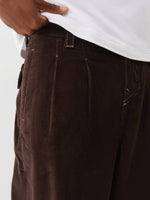 TRUE RELIGION Men Brown Cotton Solid Trouser