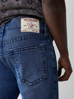 True Religion Men BIG T Ricky Straight Fit Medium Wash Jeans