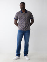 True Religion Men BIG T Ricky Straight Fit Medium Wash Jeans