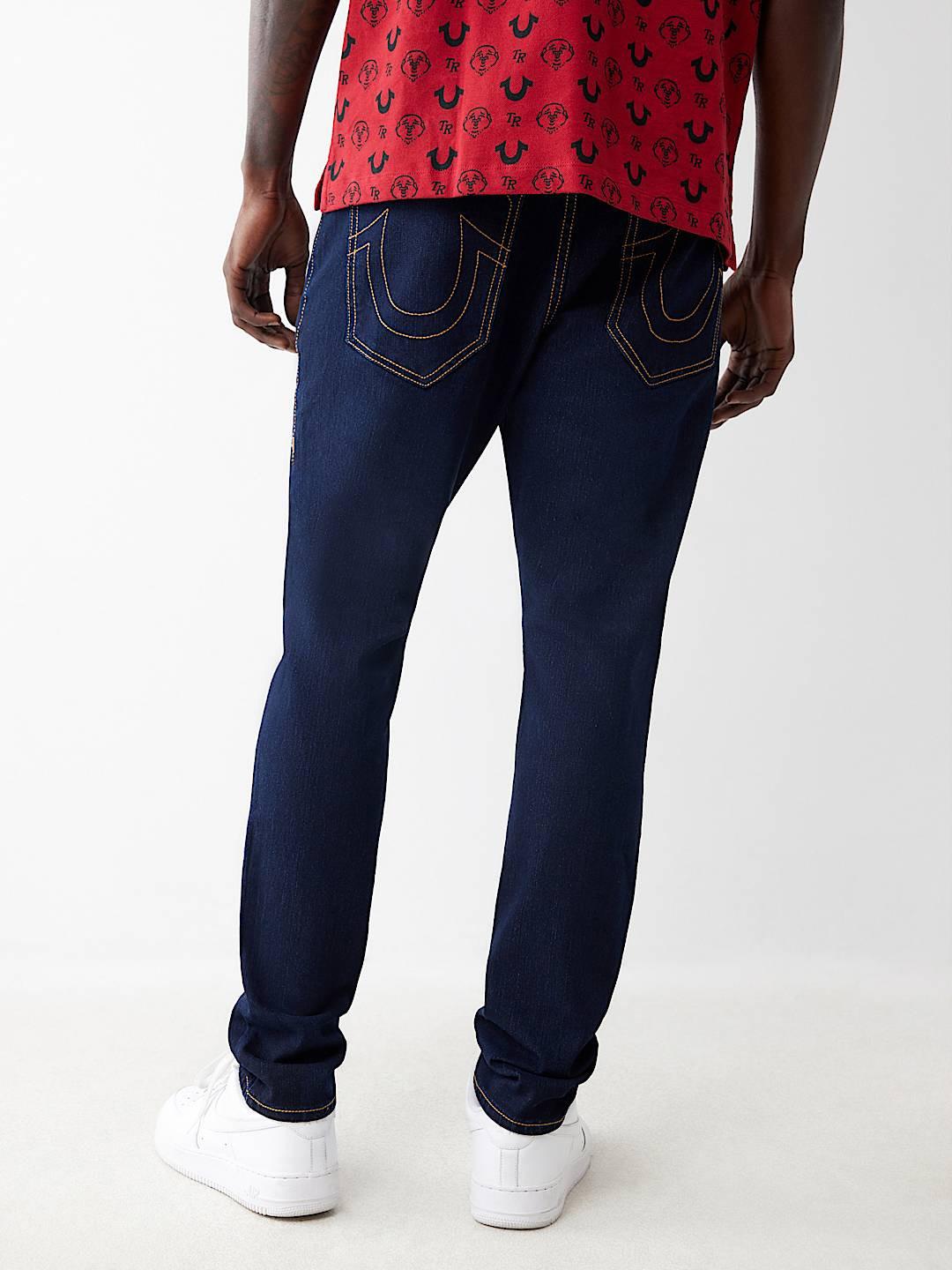 True Religion Men SN Rocco Slim Fit Dark Wash Jeans