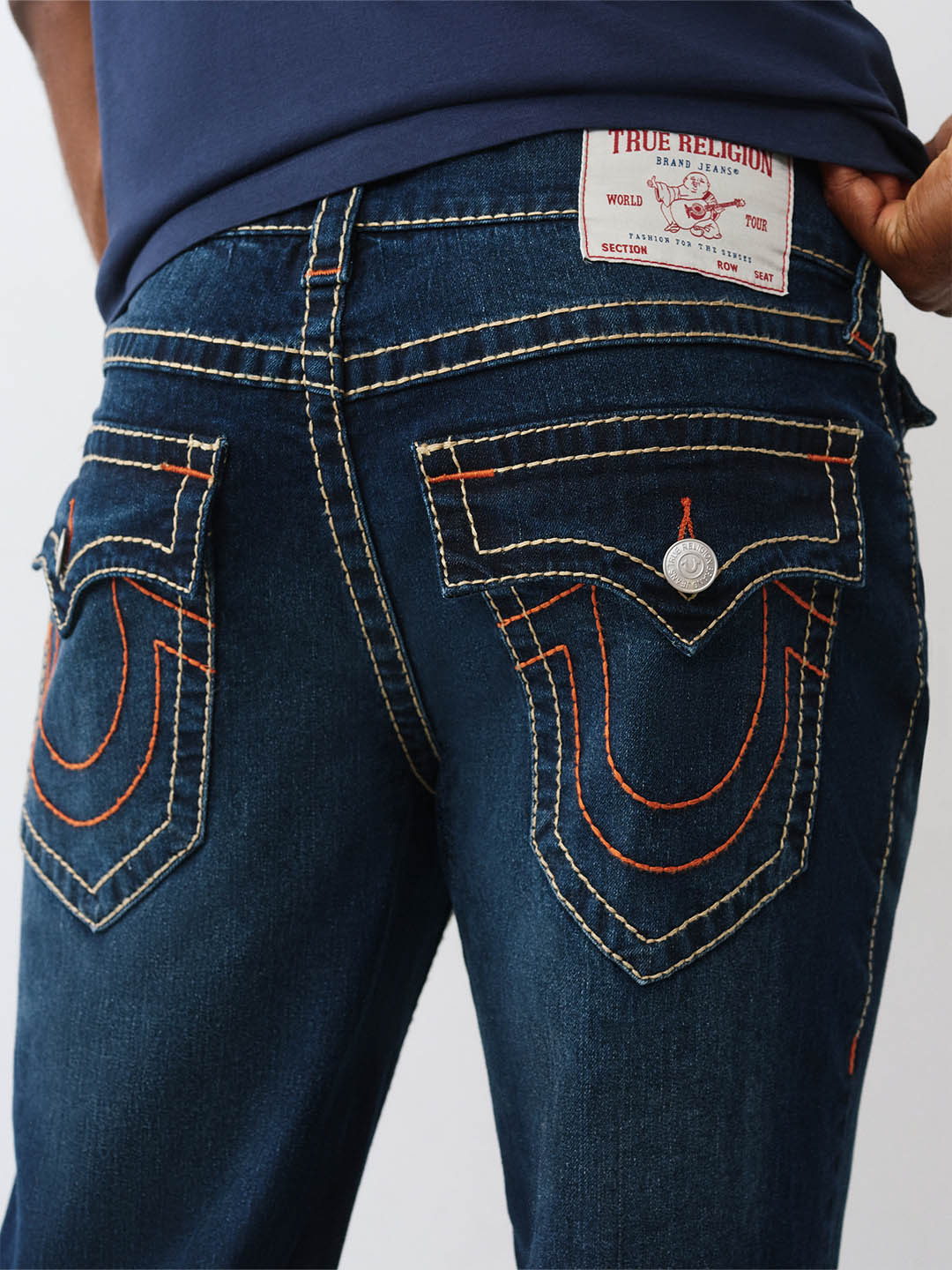 Men geno big t navy blue jeans