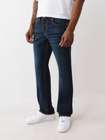 TRUE RELIGION Men RICKY Big T Navy Blue Jeans