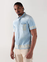 True Religion Men Blue Regular Fit Shirt