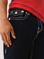 True Religion Men SUPER T Geno Skinny Fit Dark Wash Jeans