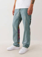 True Religion Men SN Ricky Straight Fit Light Wash Jeans