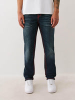 True Religion Men SUPER T Rocco Slim Fit Dark Wash Jeans