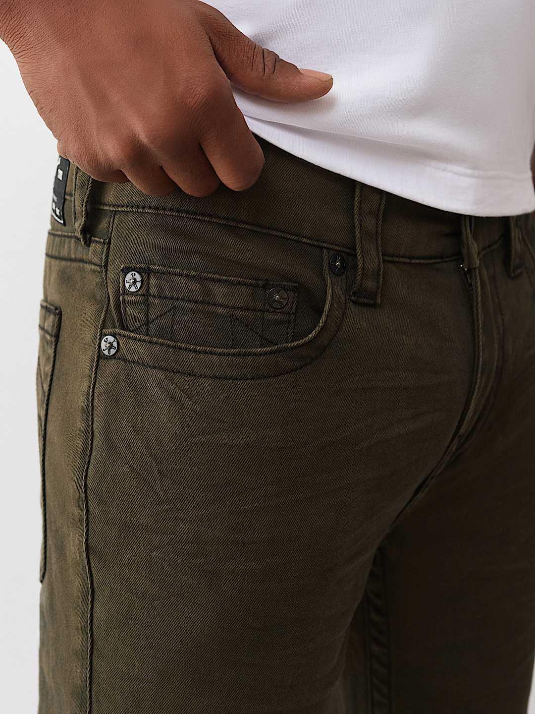 True Religion Men SN Rocco Slim Fit Mid Rise Jeans