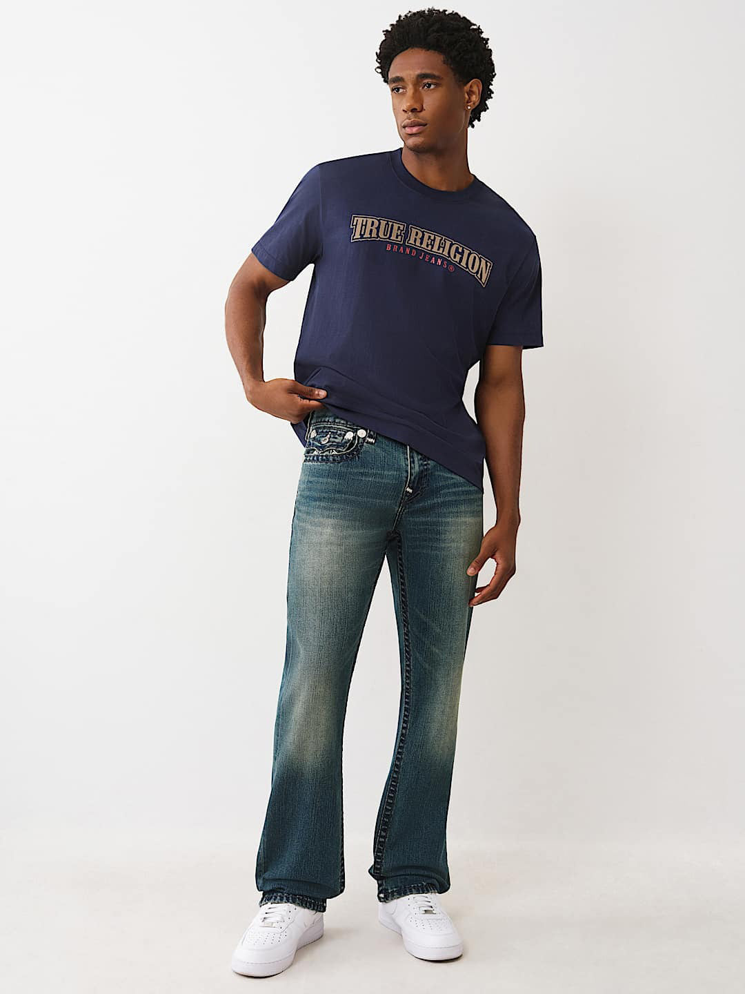 Men ricky super qt blue jeans