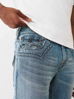 True Religion Men SN Ricky Straight Fit Medium Wash Jeans
