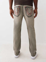 TRUE RELIGION Men Grey SUPER T Rocco Slim Fit Jeans