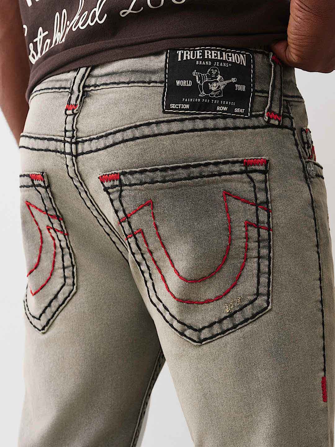 Men grey super t rocco slim fit jeans